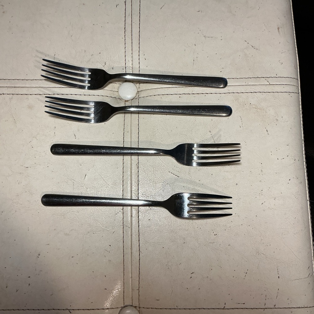 Stainless Steel Dinner Forks - Classic Silver Set